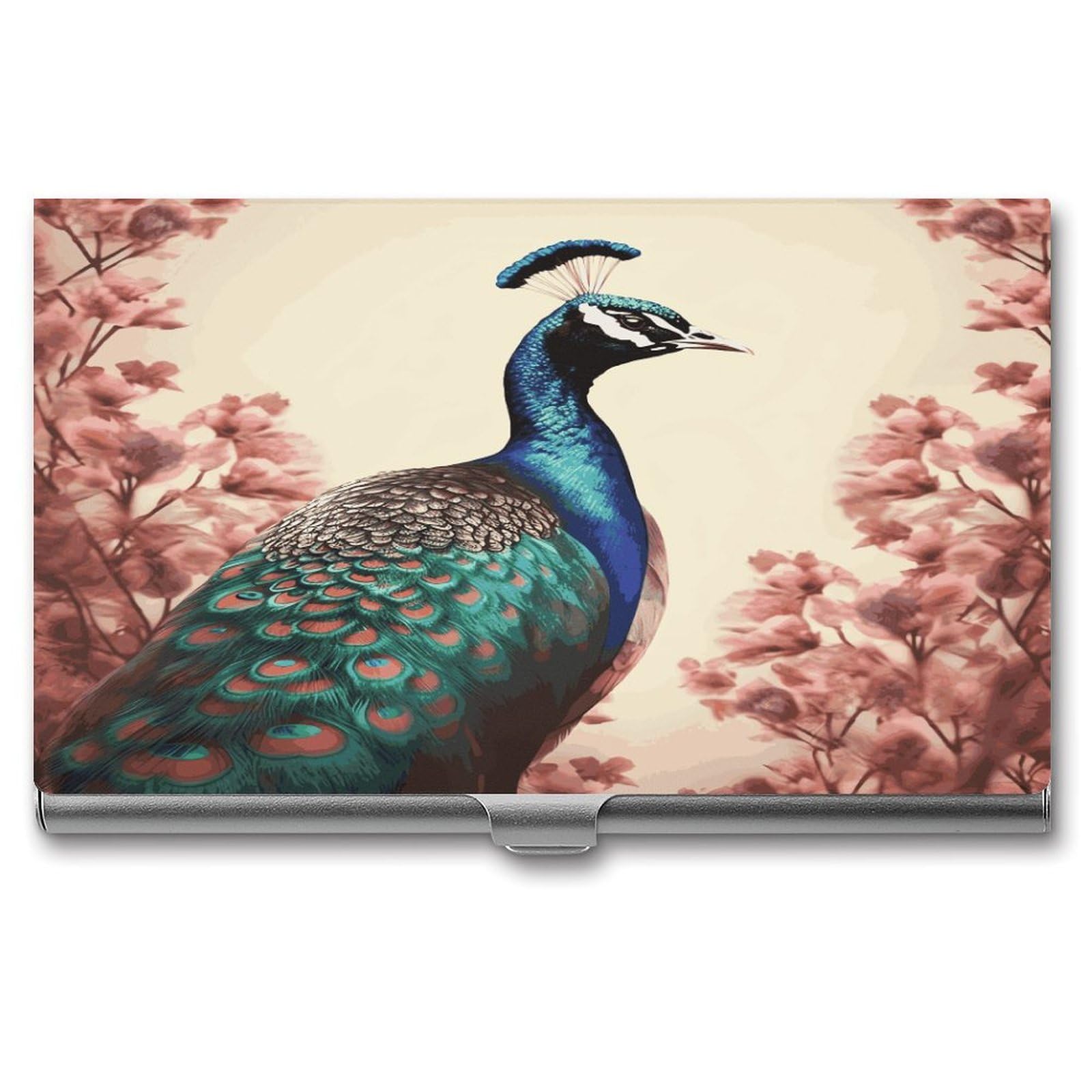 Porte-cartes de visite en métal pour homme et femme au bureau et en salon