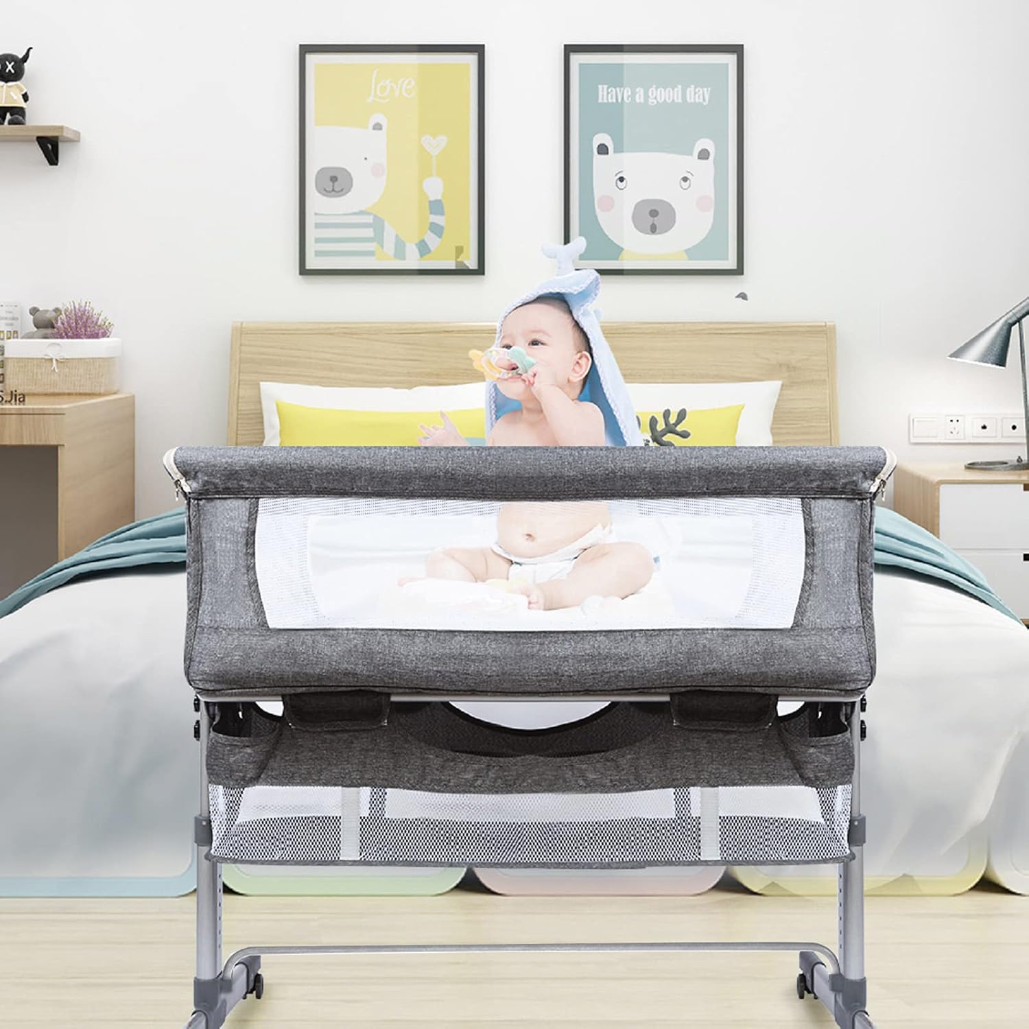 bassinet breathable sides