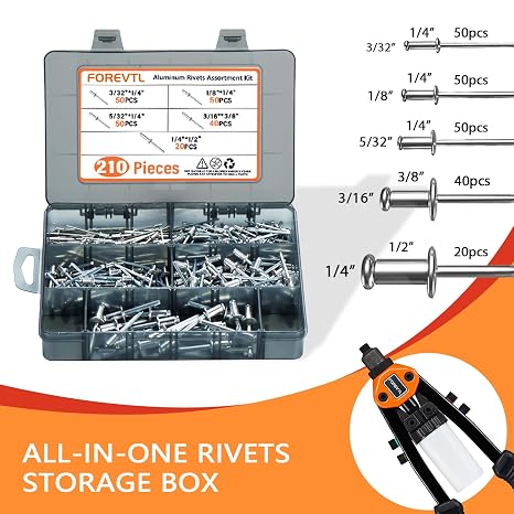 Molly Bolts Setting Tool + Rivet Gun Kit