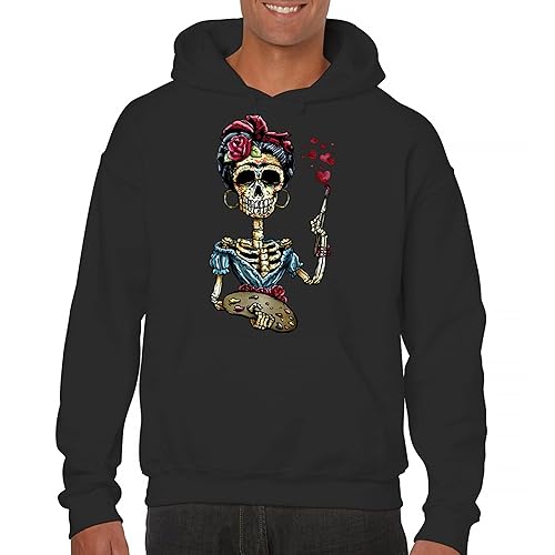 Tee Hunt Frida Calavera Sugar Skull Sweatshirt Day of the