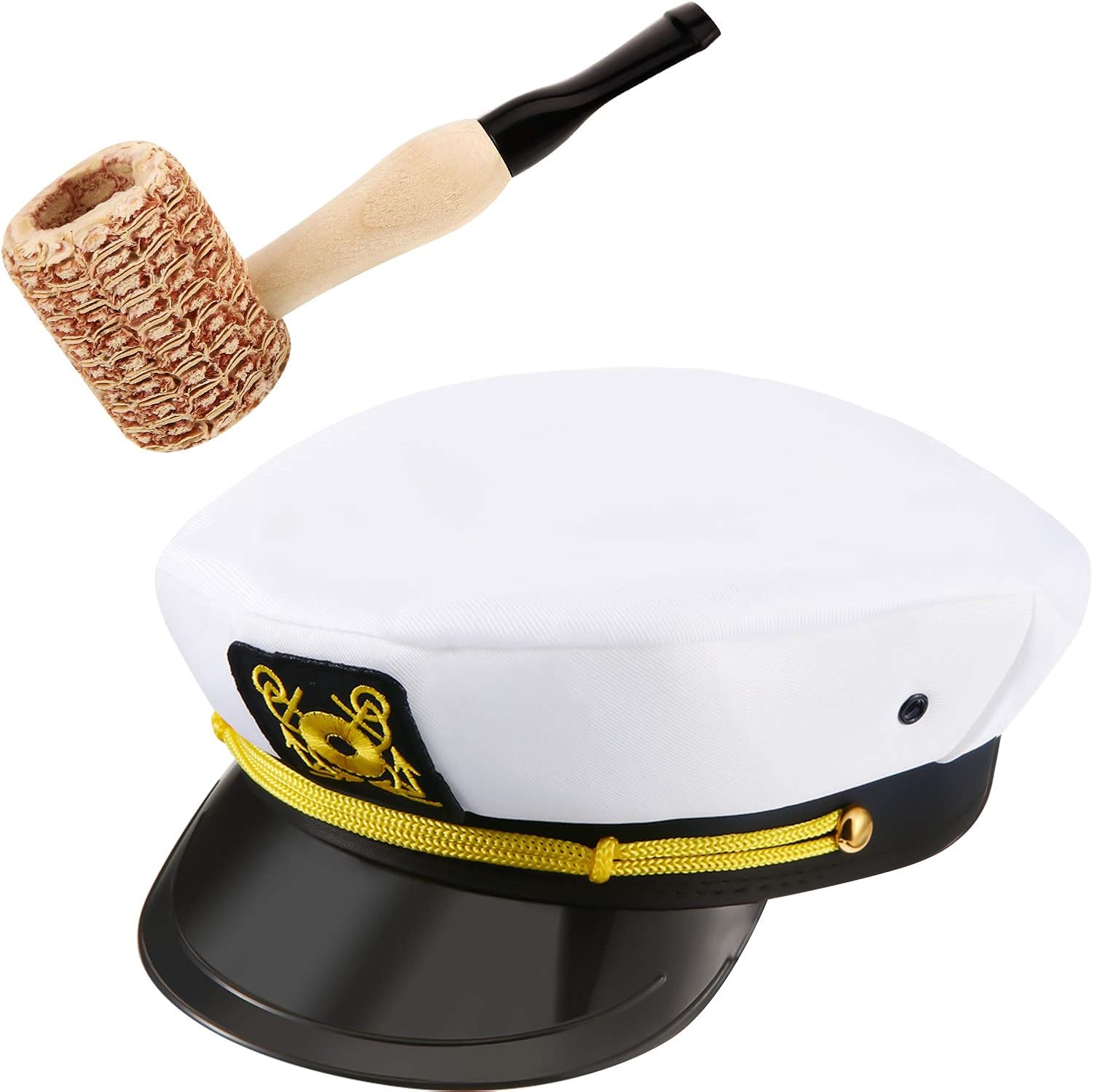 Yacht Sailor Costume Accessories Captain Hat and Sailor Hat