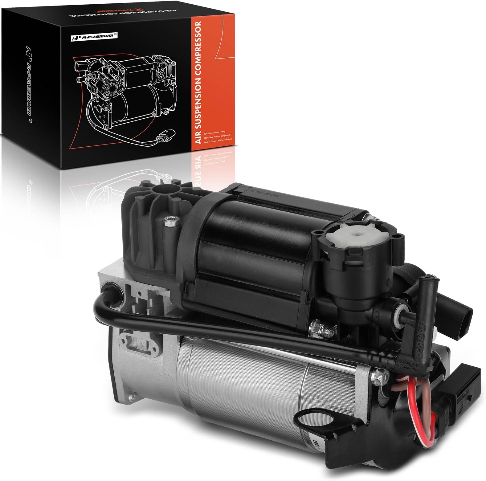 A-Premium Air Sunspension Compressor Compatible with Mercedes-Benz CLS E S Class, W211 W219 W220, fits for CLS500 CLS63 AMG, E280 E300 E55 AMG, S350 S430, for 12V 30A 295(psi), Replace# A2203200104