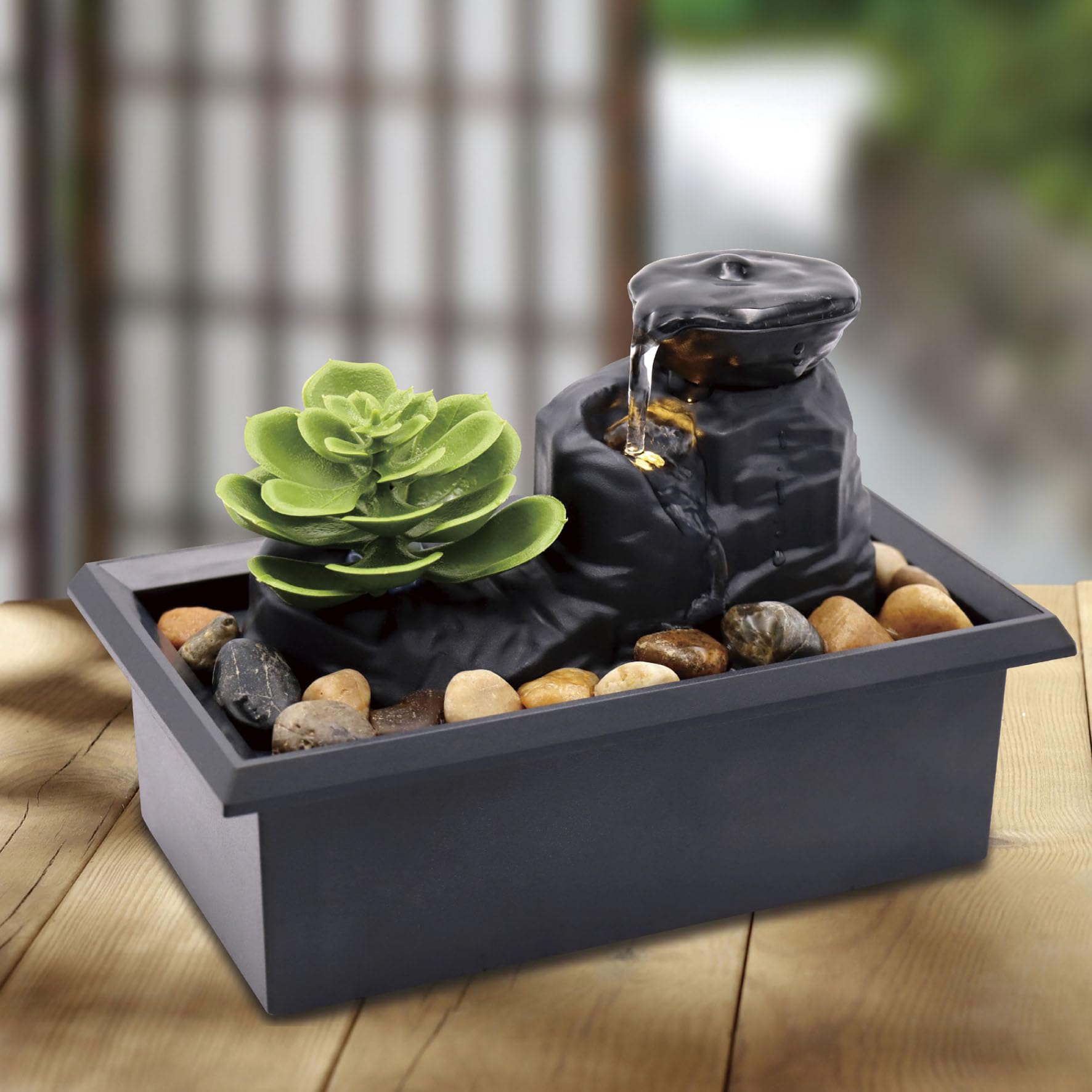 空き瓶 Amazon.co.jp: アクセル 卓上噴水 さびぃ W18×D11×H12cm AXL-554