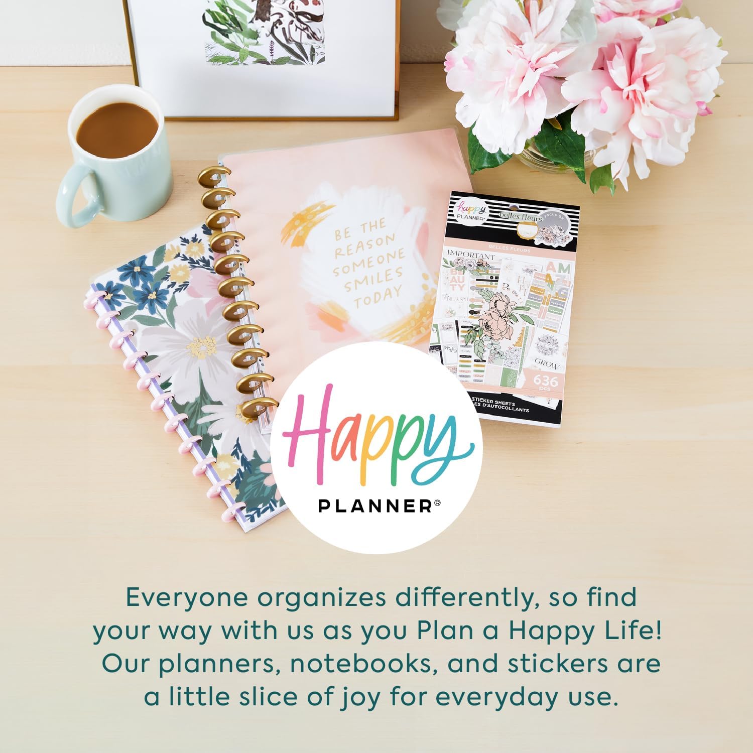 Happy Planner 12-Month Undated Disc-Bound Planner for New or Expecting Parents, Classic Size, Pregnancy Layout, Baby on the Way Theme
