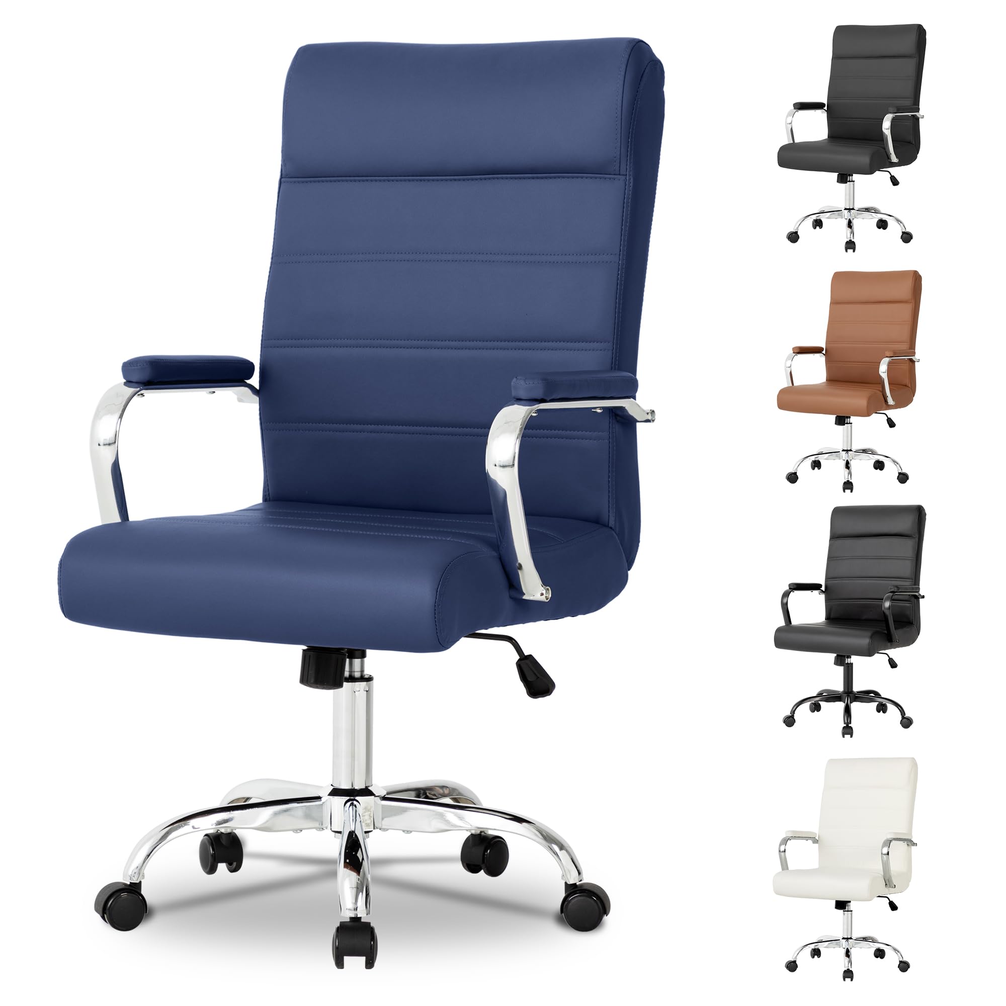 BOWTHY Office Desk Chair,Modern Conference Room Chairs,High Back Ergonomic Home ofiice Chair,Adjustable Height Swivel Executive Computer Chair with