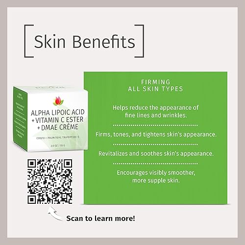 Miniatura 5 de Reviva Labs Crema de ácido alfa liopic Vitamina C Ester y Dame - 2 onzas, 5 unidades