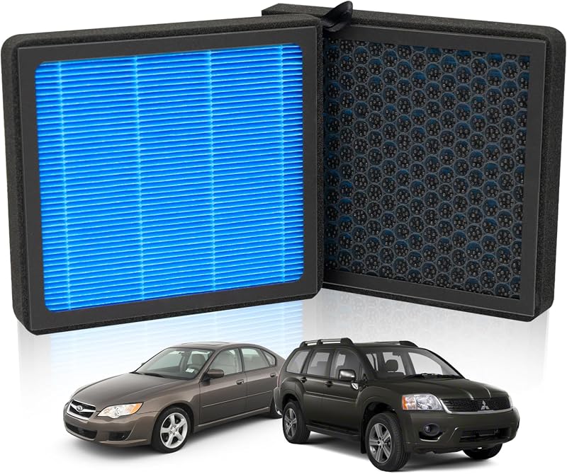 Filtro de cabine ZEZUT com carvão ativado para Toyota, Subaru, Mazda e Mitsubishi – 1 unidade
