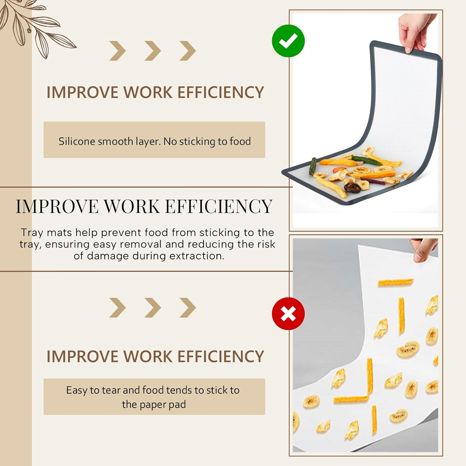 12 Pcs Large Silicone Mats Compatible with Harvest Right Freeze Dryer Gray Large Trays Silicone Mats Reusable Baking Sheet Durable Easy Clean No Stick Drying Liner for Kitchen