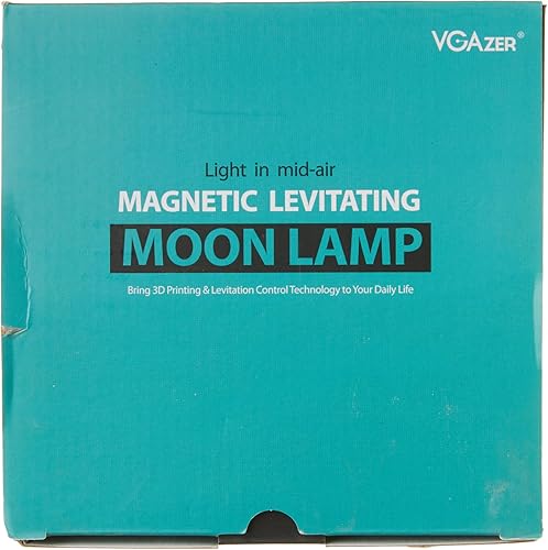 Miniatura 13 de VGAzer Lámpara de luna con impresión 3D, lámparas de luz de luna levitante magnética para el hogar, decoración de oficina, regalo creativo, 6