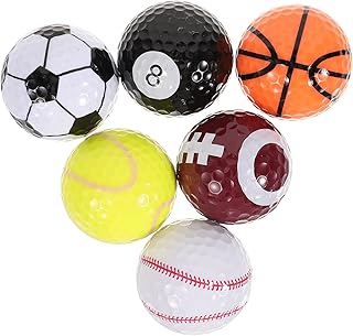 ABOOFAN 1 Set golf balls synthetic rubber golf training ball exercise supply compact practicing ball golfing ball golf hitting ball golf practicing balls all plastic balls bulk gift ball