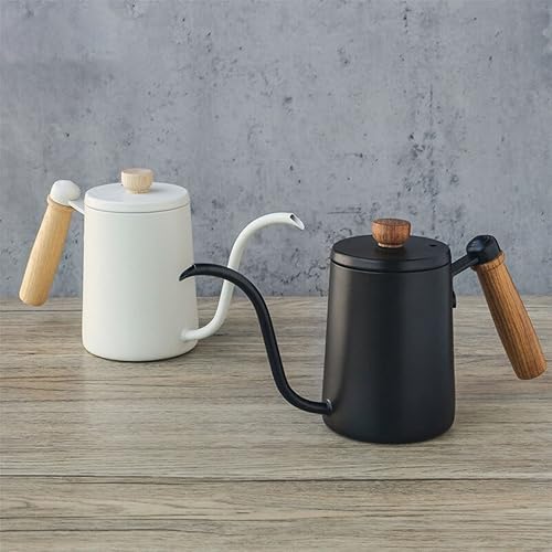 Miniatura 3 de Wonzonekfh Coffee Pot Gooseneck Pot Manual Drip Pot Coffee Pot Stainless Steel Long Spout Teapot
