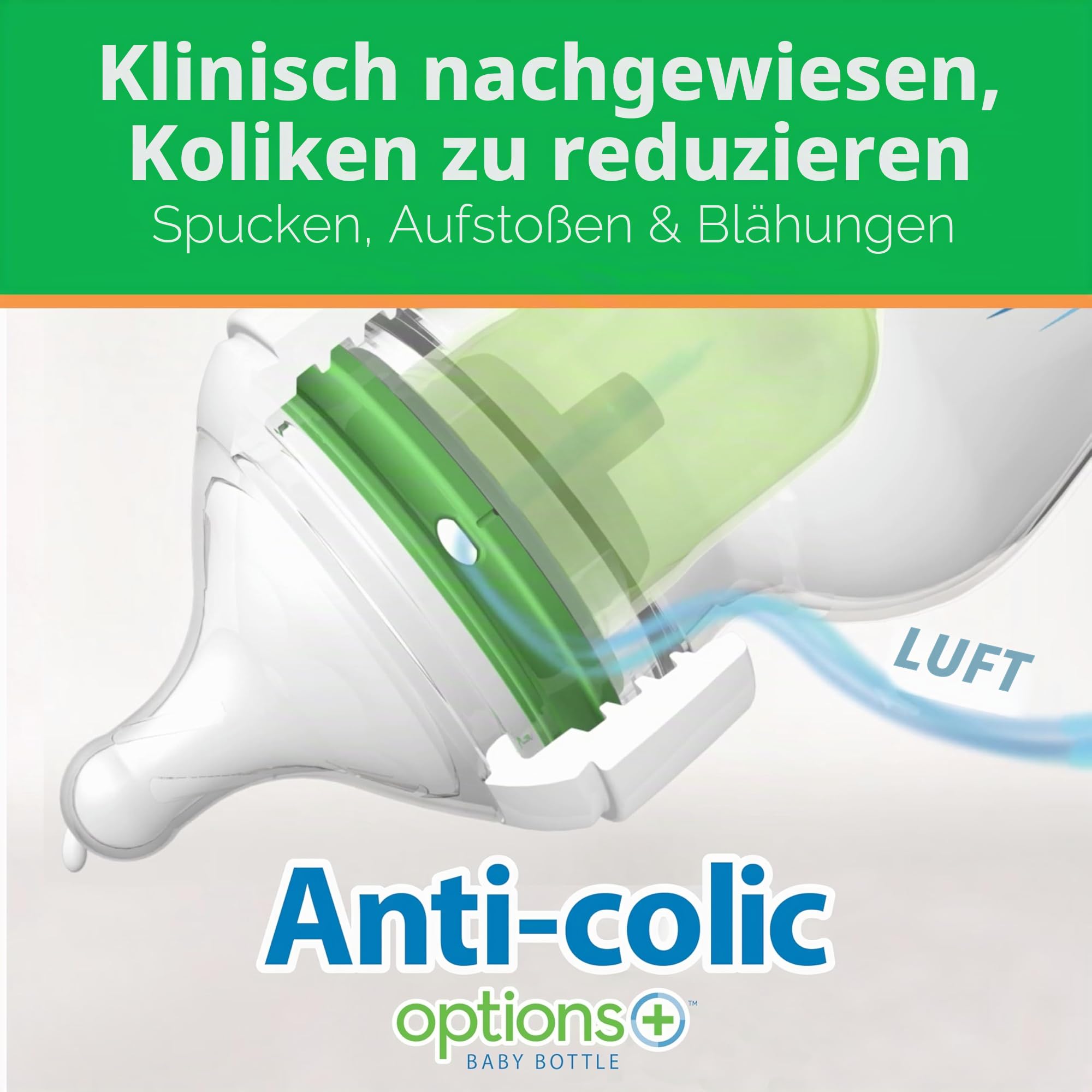 Dr. Brown's Options + Wide-Neck Glass Baby Bottle Starter Set