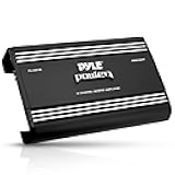Pyle 2 Channel Car Stereo Amplifier - 4000W Dual Channel Bridgeable High Power MOSFET Audio Sound Auto Small Speaker Amp Box w/ Crossover, Bass Boost Control, Silver Plated RCA Input Output - PLA2678