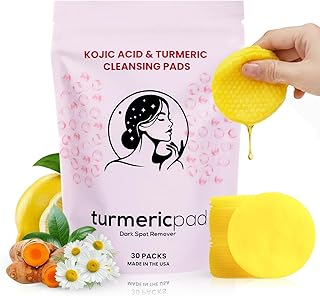 Almohadillas limpiadoras de ácido kójico de c...