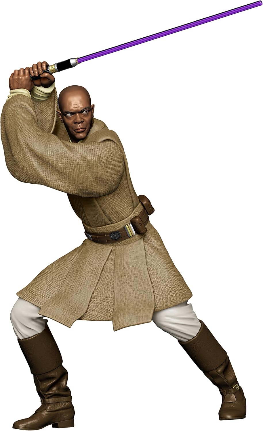 Hallmark Keepsake Christmas Ornament 2022, Star Wars: Attack of The Clones 20th Anniversary Mace Windu
