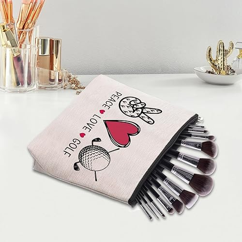 Miniatura 3 de Bolsa de cosméticos de maquillaje para mujer, compañero de trabajo, regalo de cumpleaños, bolsa de maquillaje para colegas y amigos, Golf
