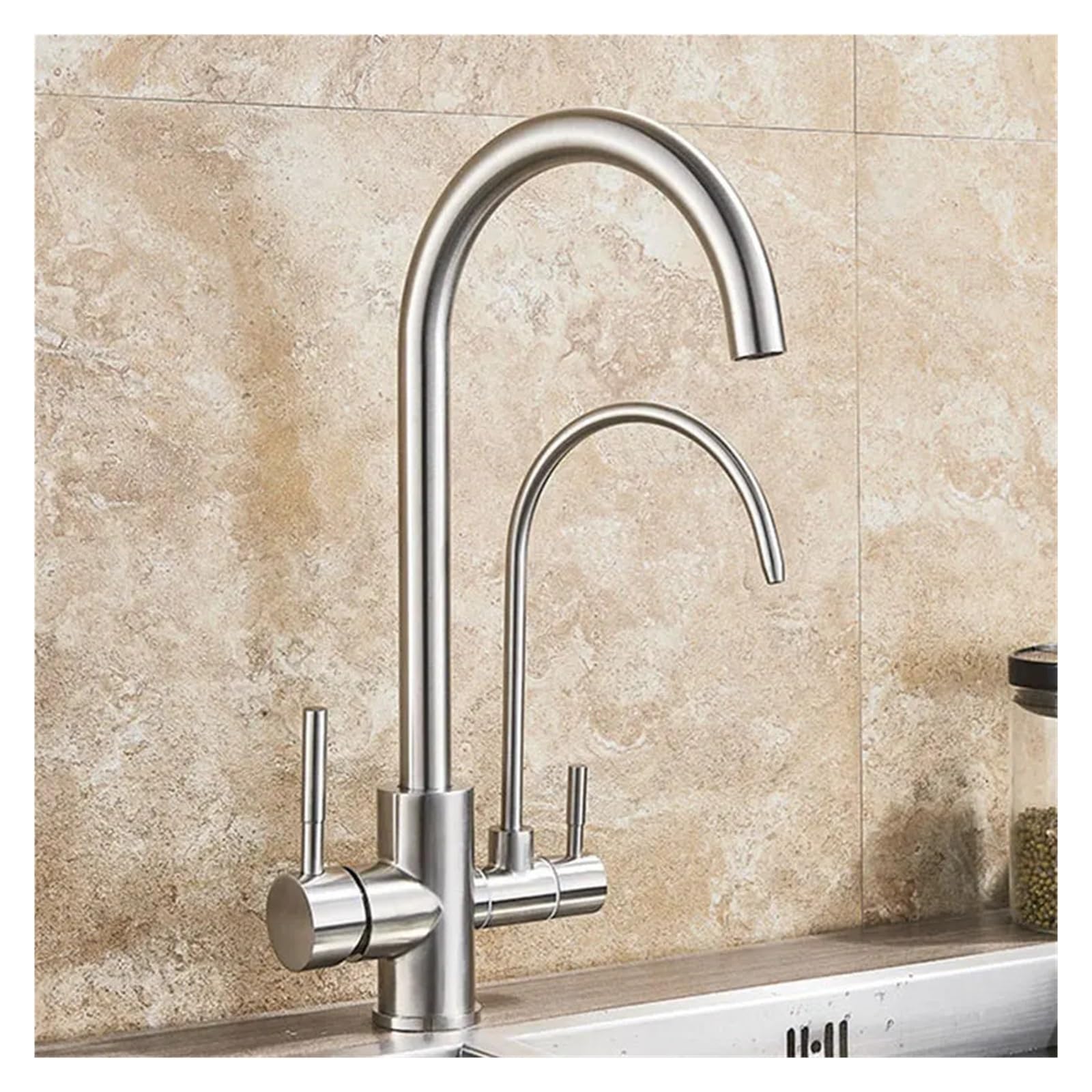 Mitigeur cuisine eau pure pour évier moderne eau chaude froide et filtrée