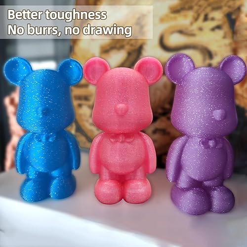 Miniatura 2 de Gitter - Filamento de ácido poliláctico (PLA) para impresora 3D HP3DF de 0.069 pulgadas (0.069 in), dureza mejorada, más ácido poliláctico 100%