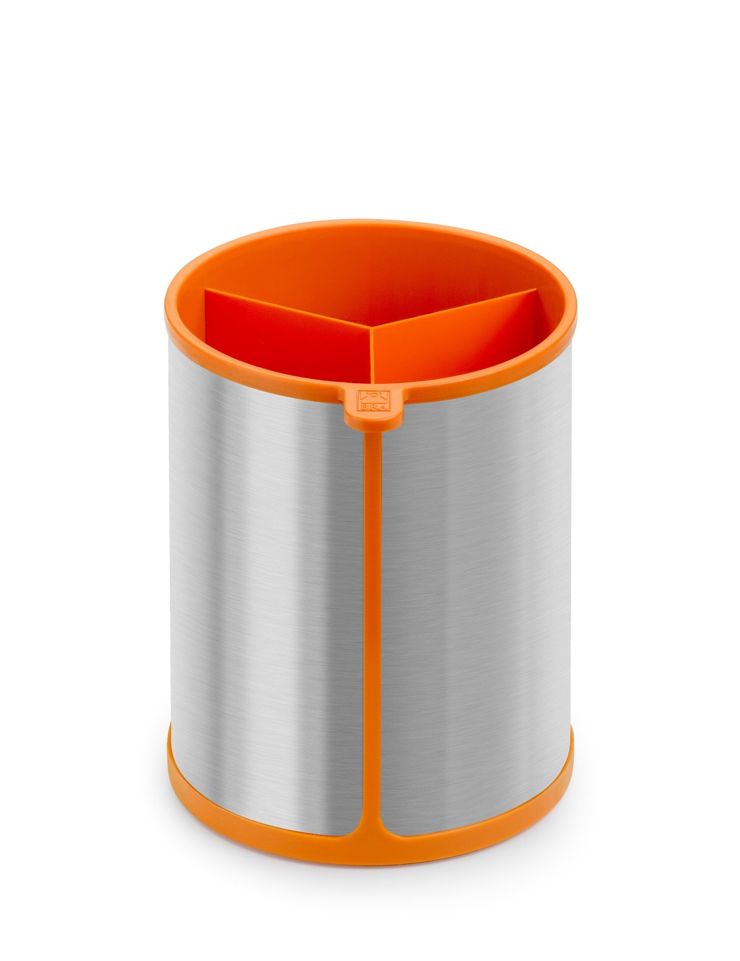 BRA Efficient-Set de 3 sartenes, 20-24-28 cm, aluminio fundido con antiadherente Platinum Plus, NEGRO [Amazon Exclusive] & Efficient Conjunto De 5 Utensilios De Cocina Y Carrusel, Acero INOX, Naranja