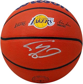 Shaquille O'Neal Signed Wilson Los Angeles Logo Full Size Basketball - (Beckett)