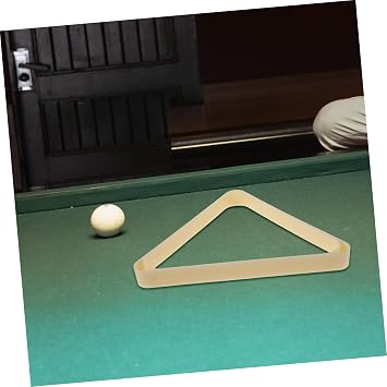 Mipcase Abs Billiard Tripod Rack for 57.2mm Pool Balls with Sturdy Support and Universal Design, White Abs Material, Suitable for Family Entertainment and Billiard Competitions