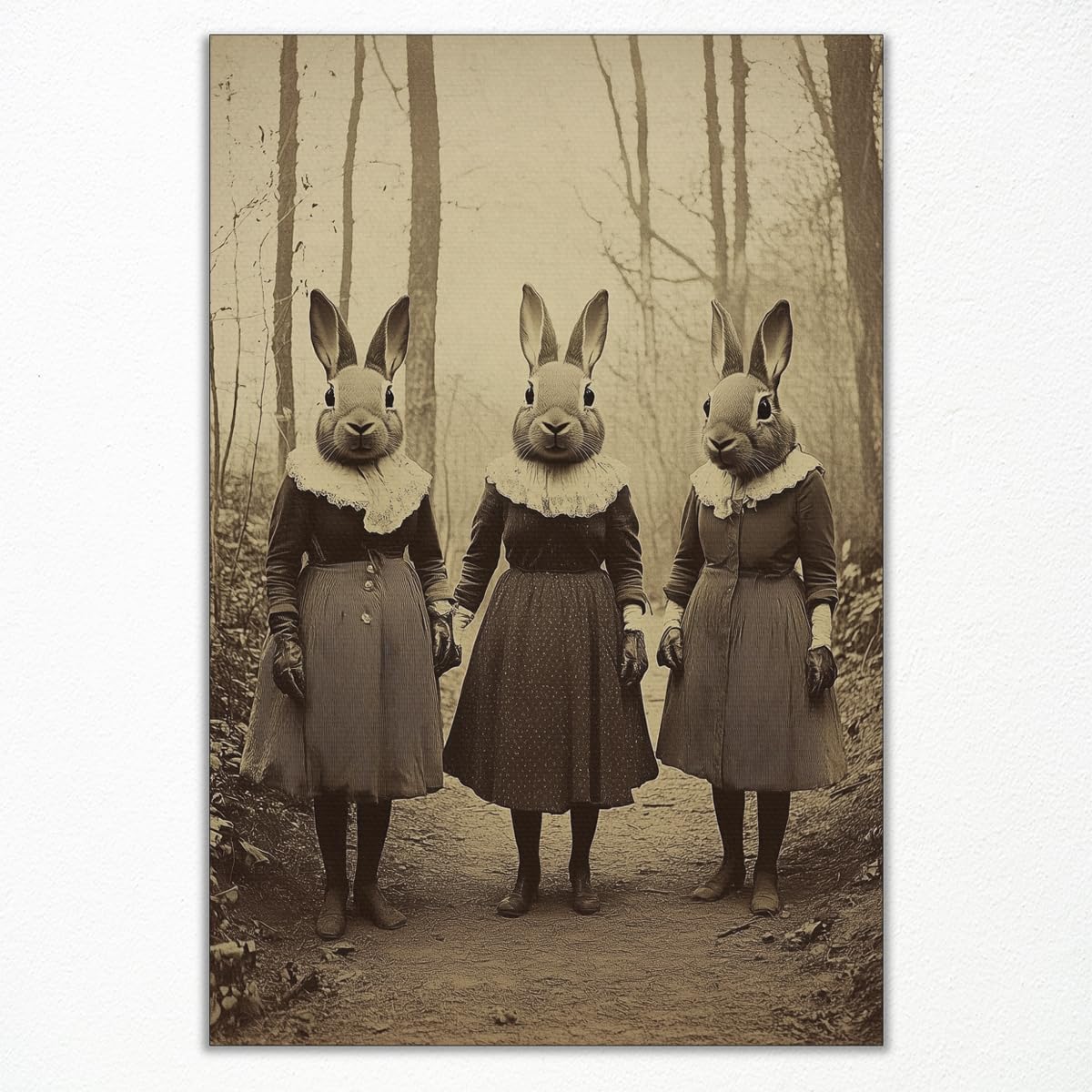 Amazon.com: Rabbit Cult of The Forest Poster, Dark Moody Gothic