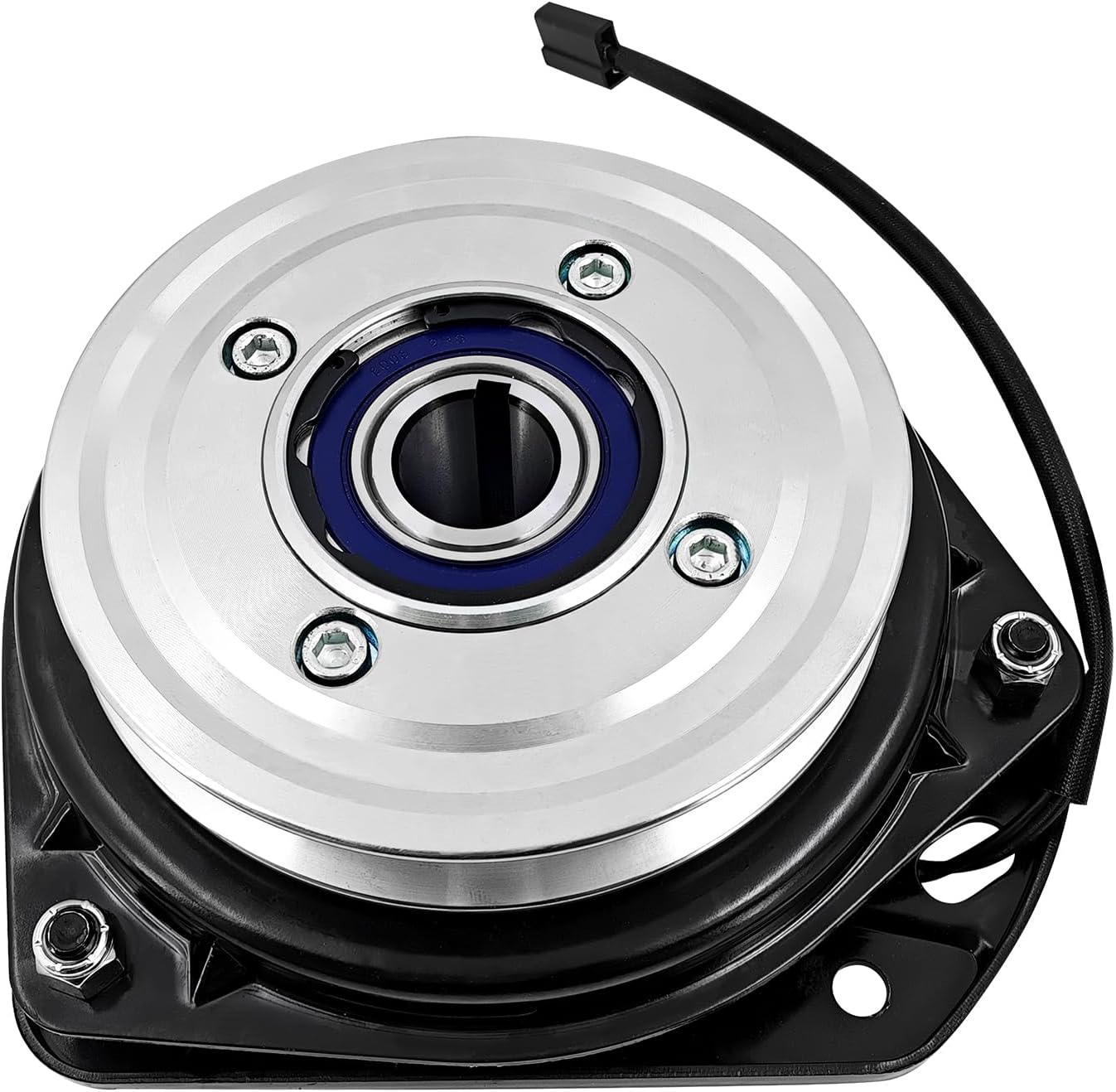 GT5-MC03 Electric PTO Clutch Replacement for Scag Turf Tiger STTII-72V-31DFI for Cheetah SCZII-72V-31FX, w/Larger Pulley Bearing & Wire Harness 400ftlbs Torque, 461662 461826 GT5-MC04D