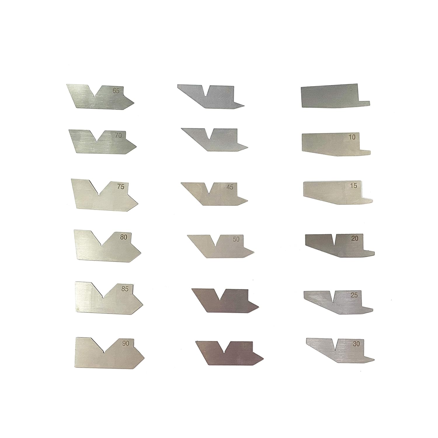 HFS (R) 18 Piece Angle Gauge Set with Pouch : Industrial & Scientific