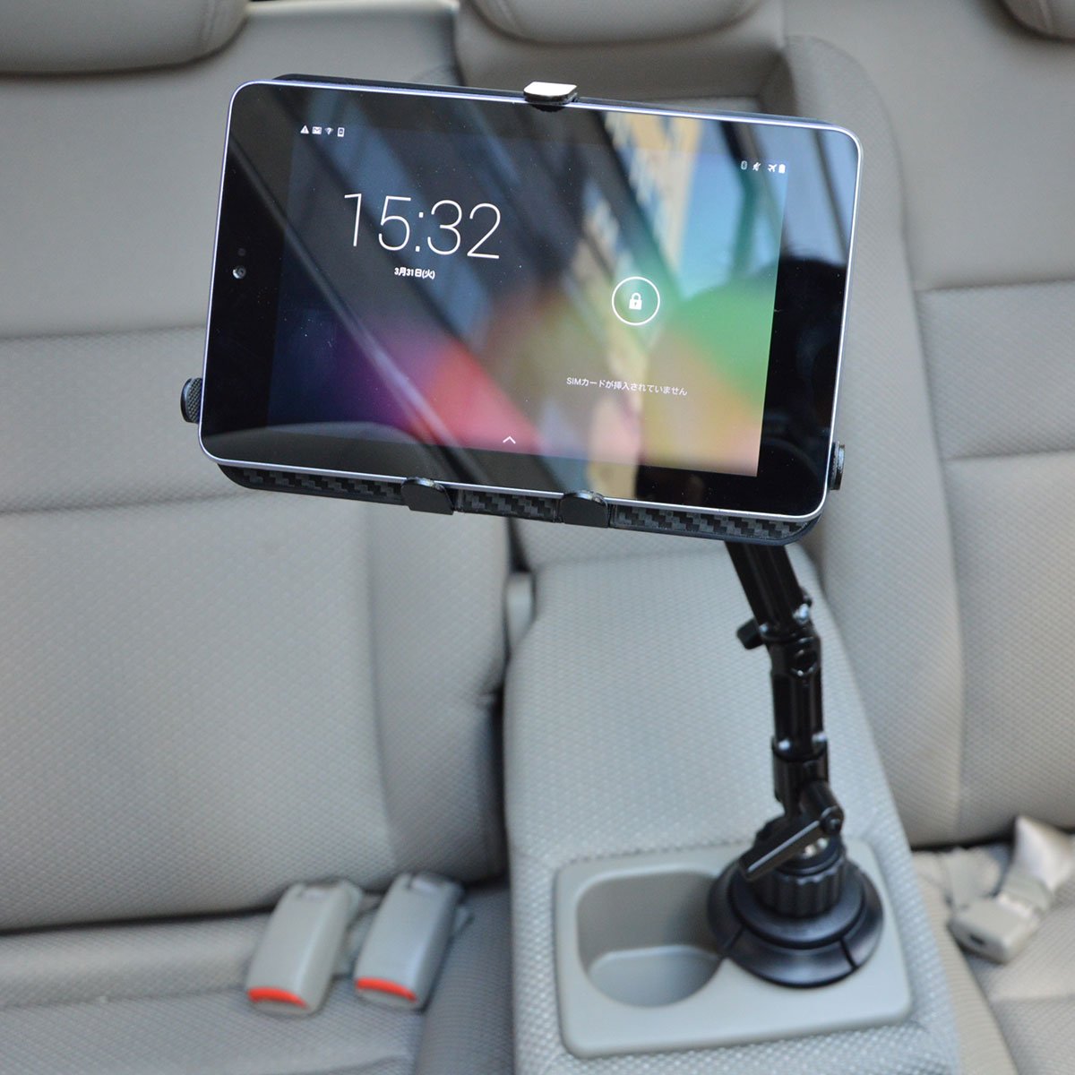Amazon.co.jp: サンコー 車載がっちりタブレットカップホルダー