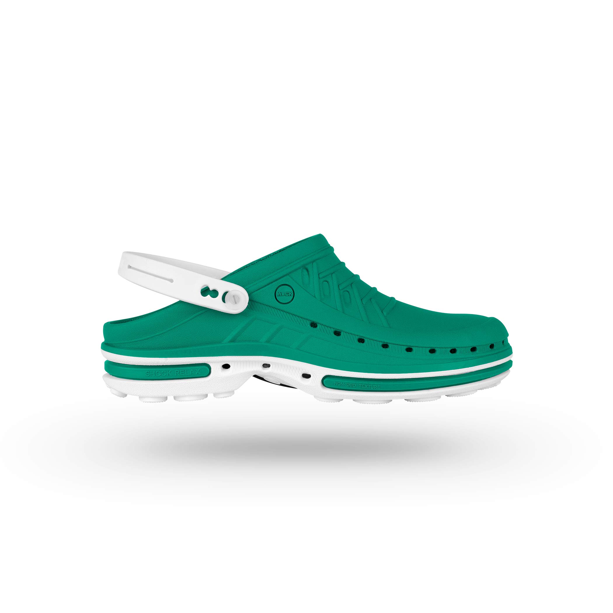 WOCK Clog con Cinturino e Steri-Tech Soletta, Zoccoli Sterilizzabili e Traspiranti per Donna e Uomo, Autoclavabili Fino a 134°C