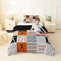 Vista 30 de Erosebridal Juego de ropa de cama personalizado con diseño de carrera de barril, colcha occidental a cuadros, juego de edredón con estrellas