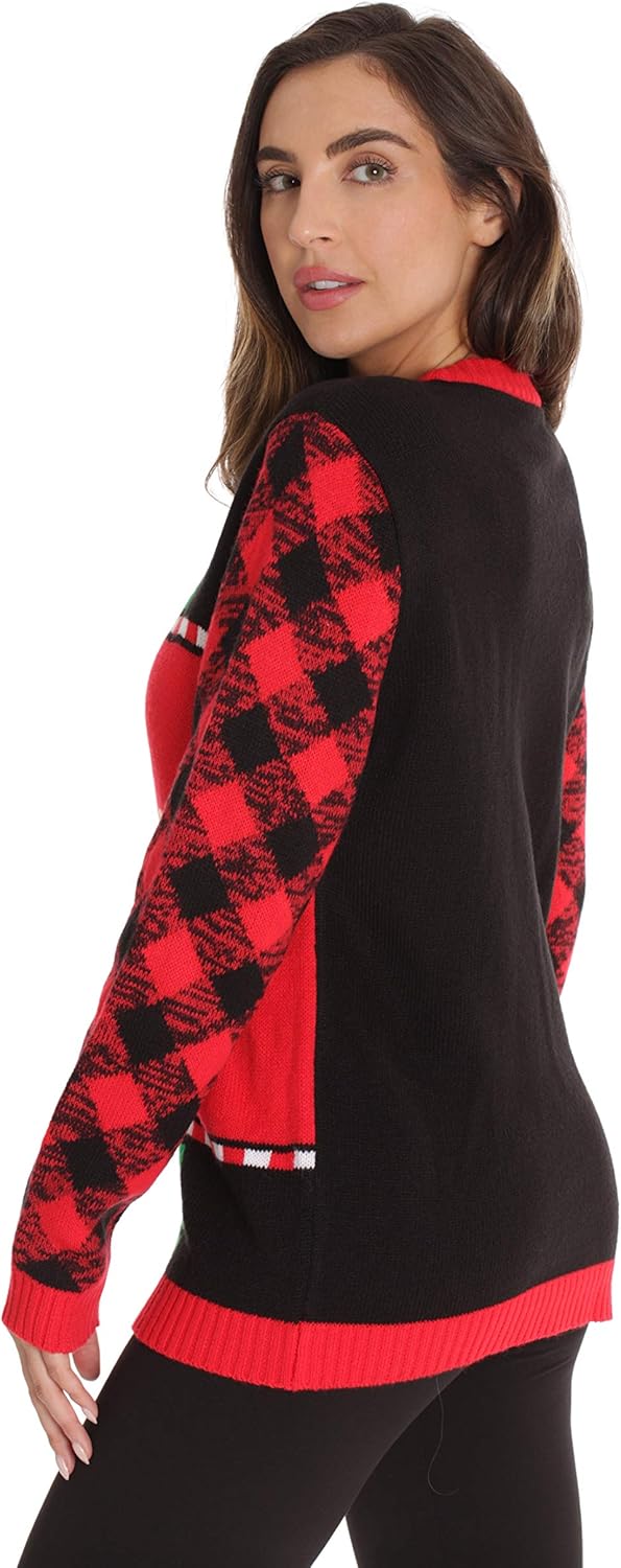 #followme Womens Ugly Christmas Sweater - Sweaters for Women - Image 2