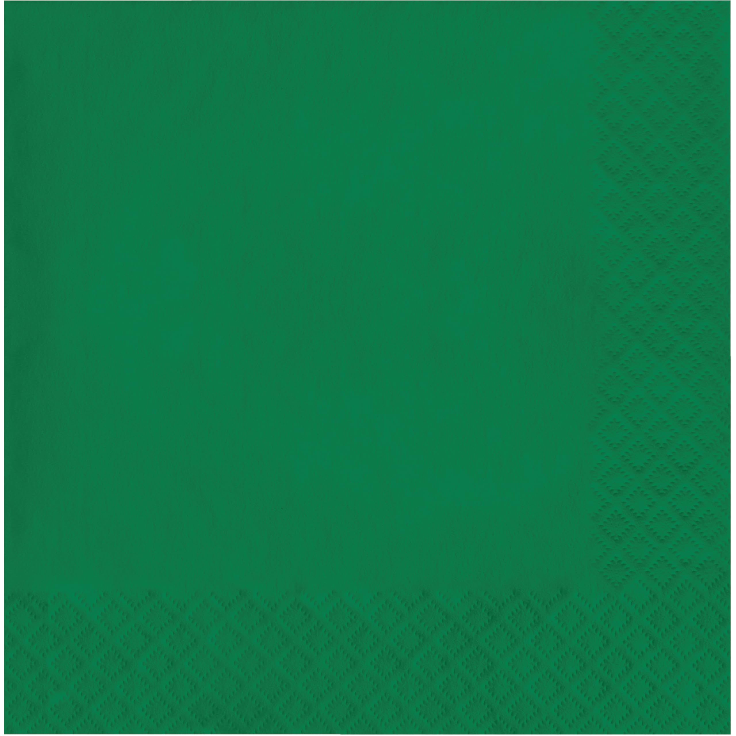 Creative Converting Touch of Color 2-Ply 50 Count Paper Lunch Napkins, Emerald Green