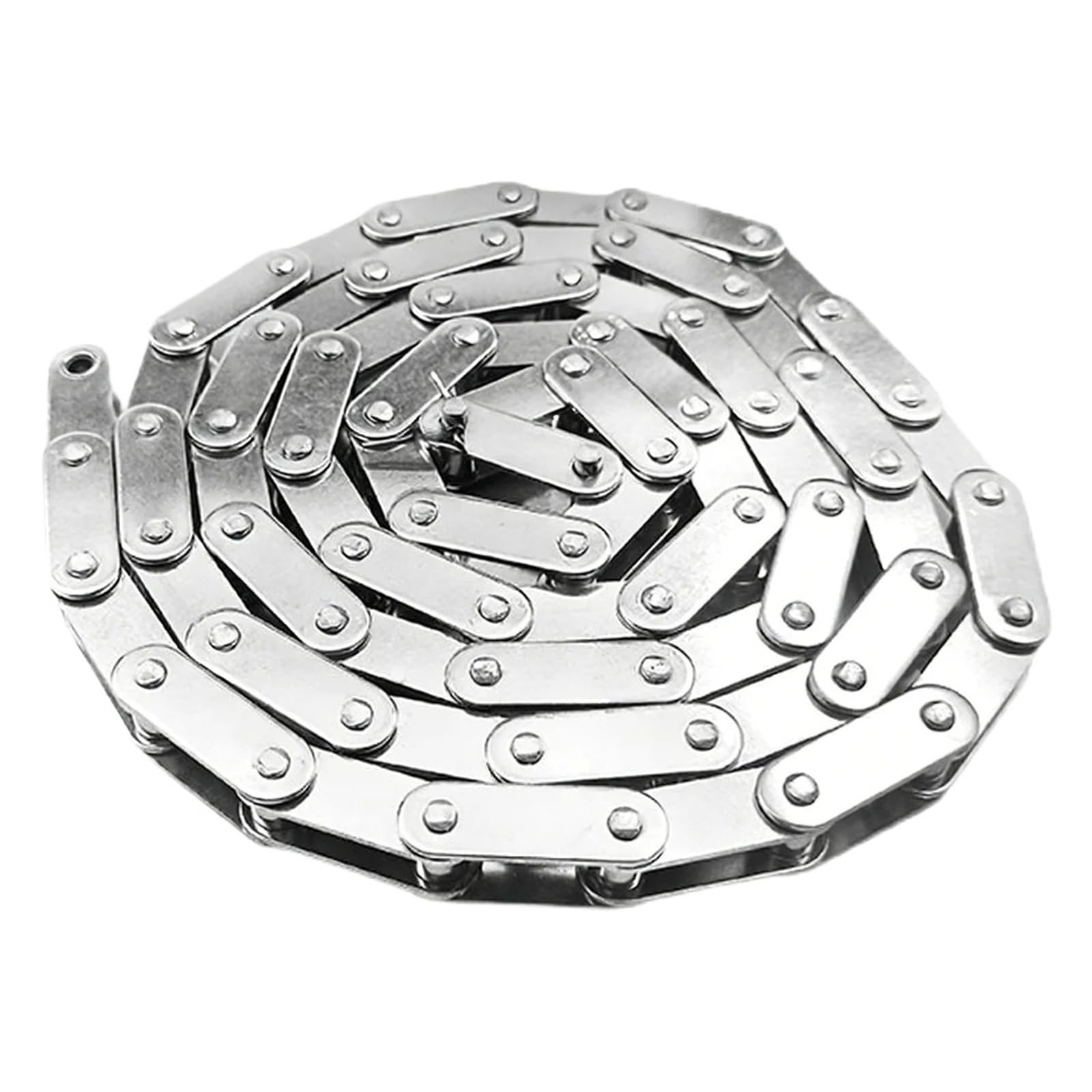 Cadena transportadora de acero inoxidable 304 con cadena rodillos paso doble 1,524 m