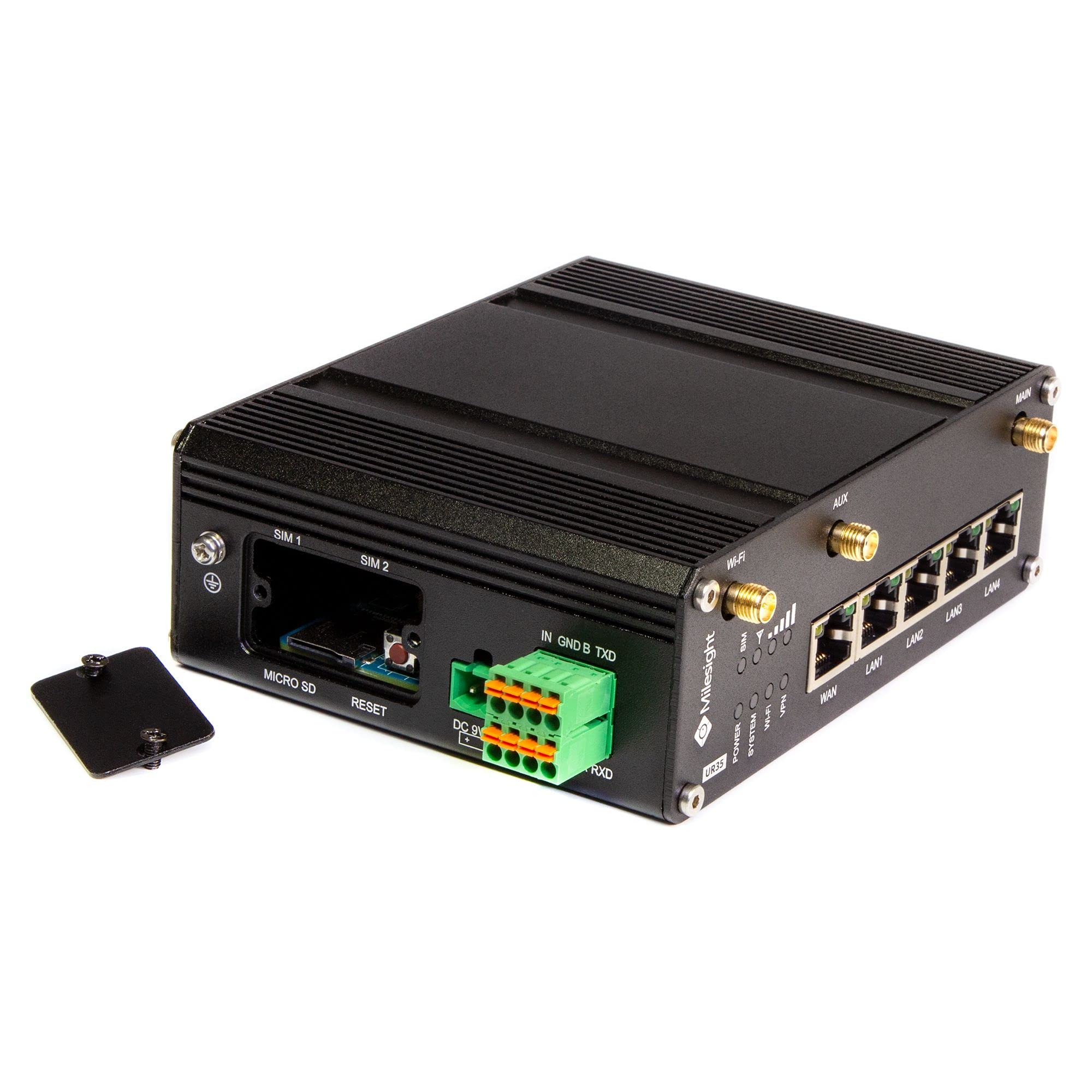 Milesight 4G Industrial Router UR35 Pro WiFi4 UR35-L04EU-W
