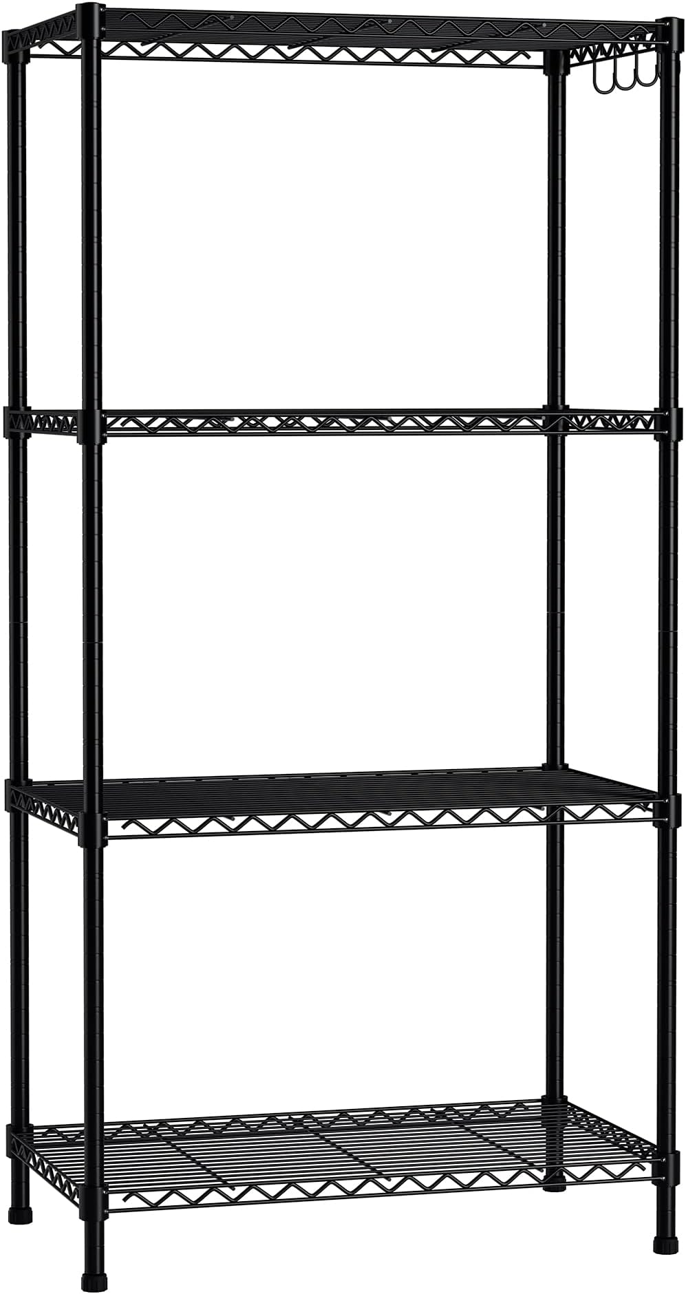 Amazon Basics 5Shelf Shelving Unit, up to 160 kg per shelf, Black & 5
