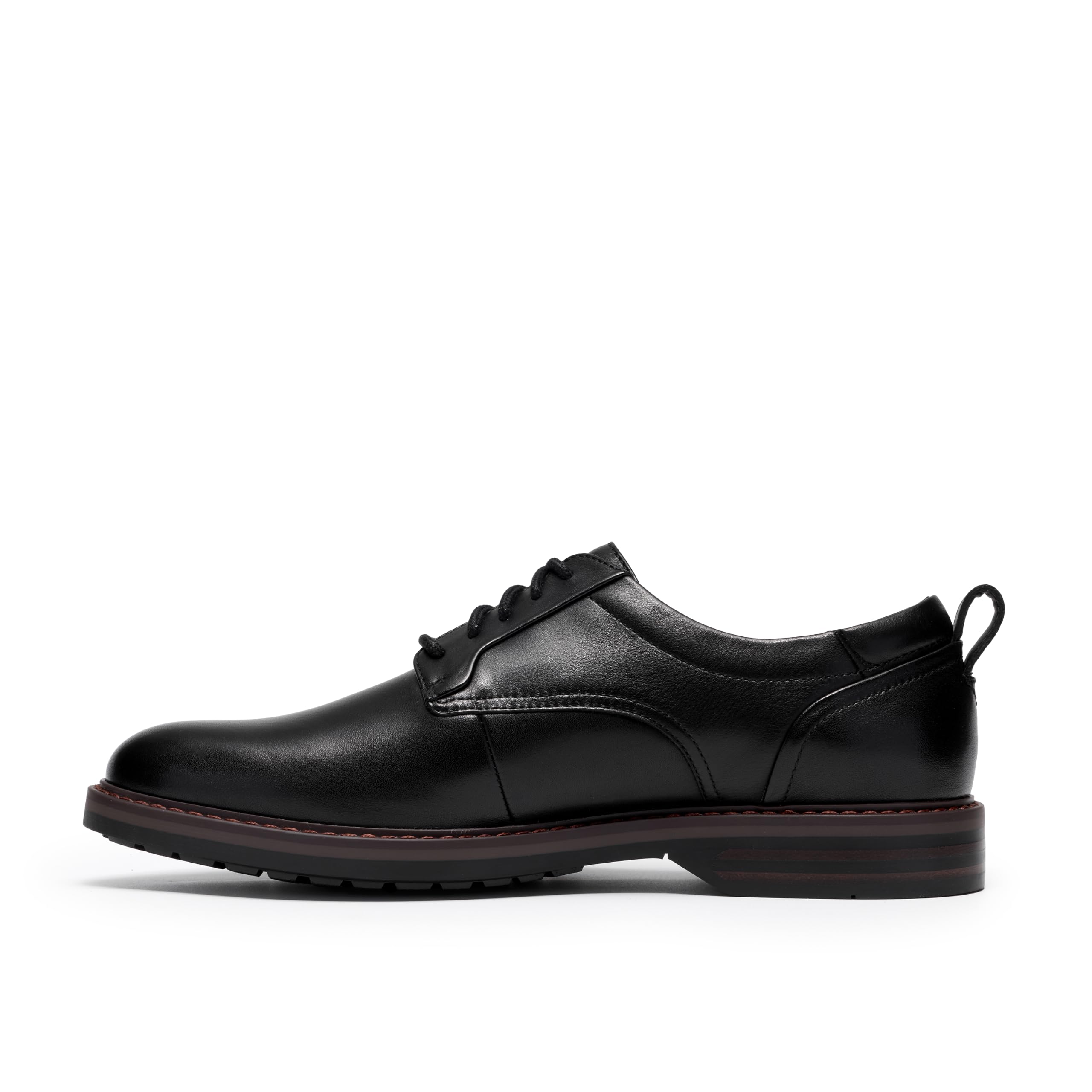 Clarks Aldwin2 Derby Leather Brogues Men's Black Size 45