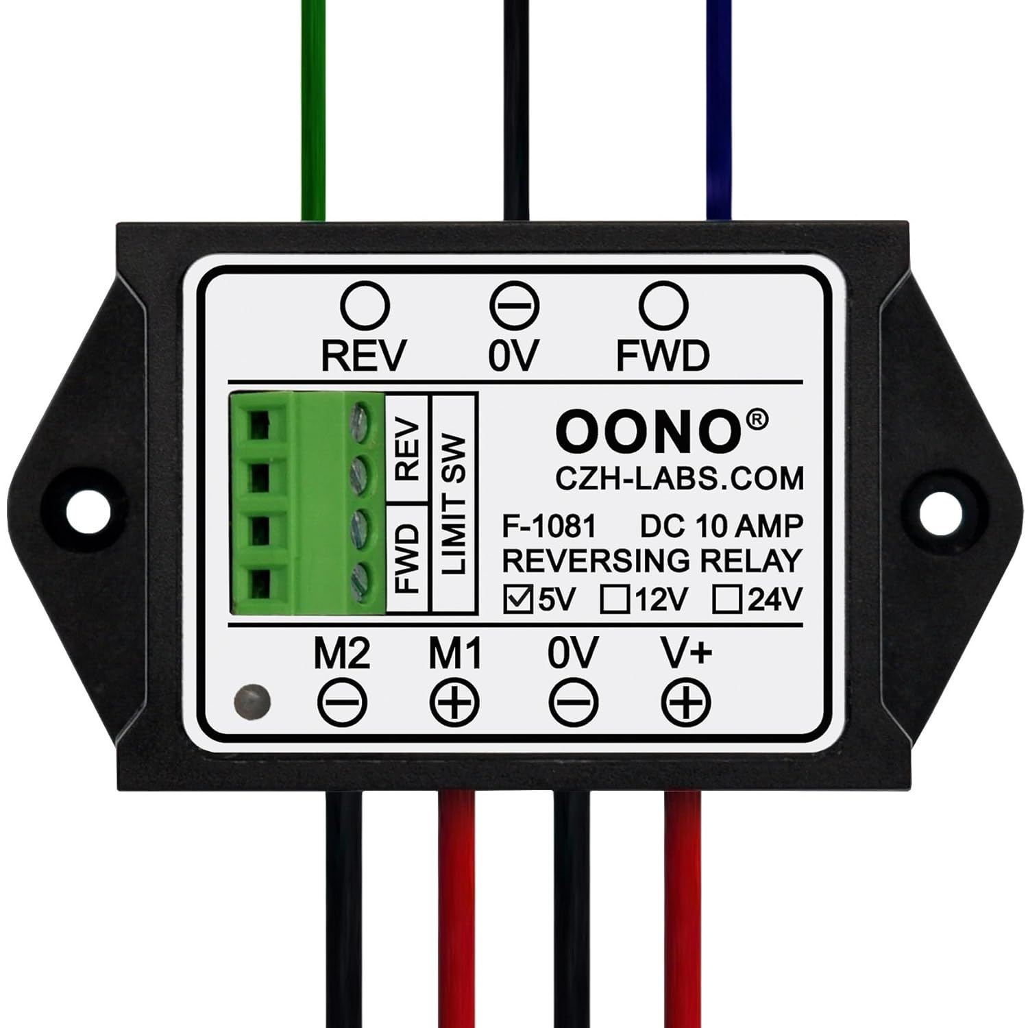 DC 12V 10Amp Reversing Relay Module, Support Limit Switch, for Motor/Linear Actuator
