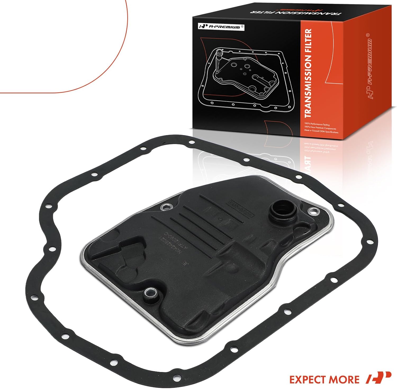 A-Premium Automatic Transmission Fluid Filter with Pan Gasket Compatible with Toyota Corolla 2014-2021, Corolla iM 2017-2018 & Scion iM 2016, Replaces 3516812090, 3516812091