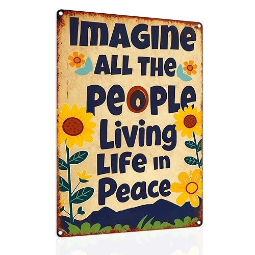 Vintage Garden Signs - Metal Tin Sign Wall Art Decor,
