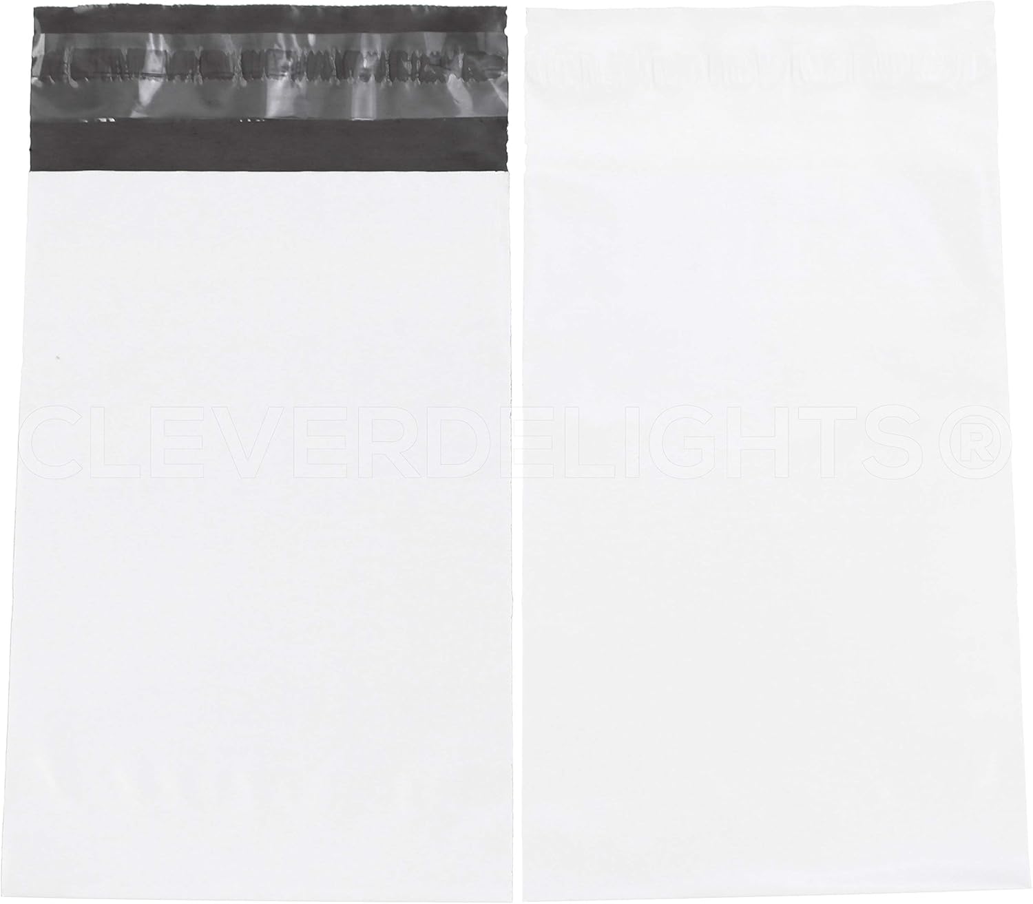 CleverDelights 4" x 6" Poly Mailers - 1000 Pack - Premium Self-Adhesive Shipping Bags