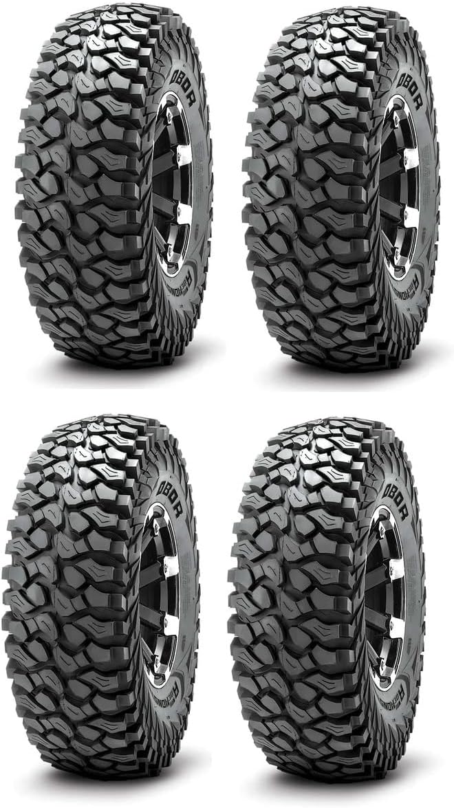 OBOR Set of 4 RocScraper (4) 35X10R15 8ply Radial Utility UTV ATV Tires