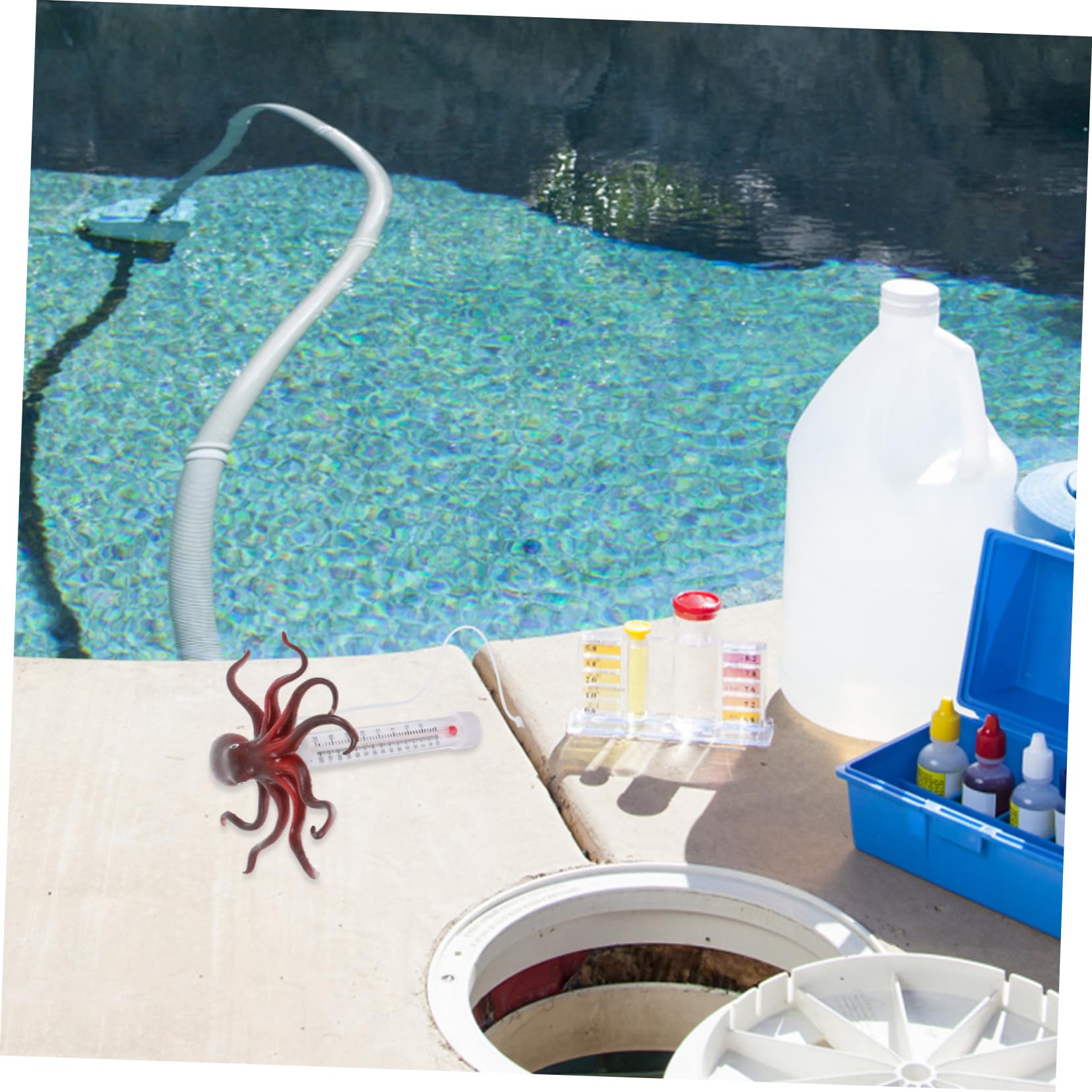 Termómetro Flotante Para Piscina Tipo Sensor Preciso De Temperatura Del Agua Medidor De Temperatura Para Piscinas Al Aire y Baños De Hielo