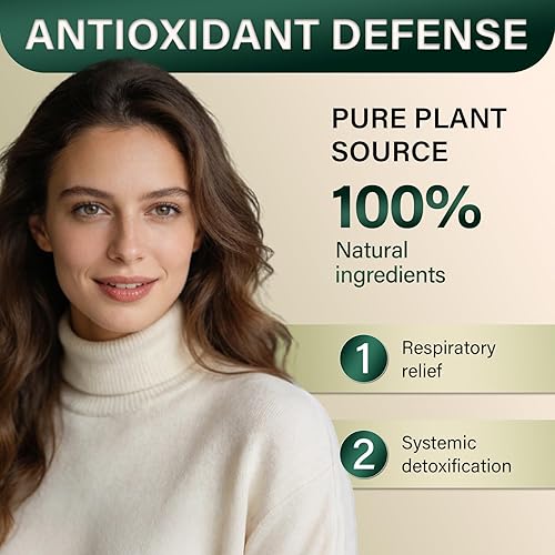 Miniatura 7 de PIRTA Gotas de gordolobo para pulmones, gordolobo + gotas de pulmón de clorofila, extracto de hoja de gordolobo con clorofila, extracto de hoja de