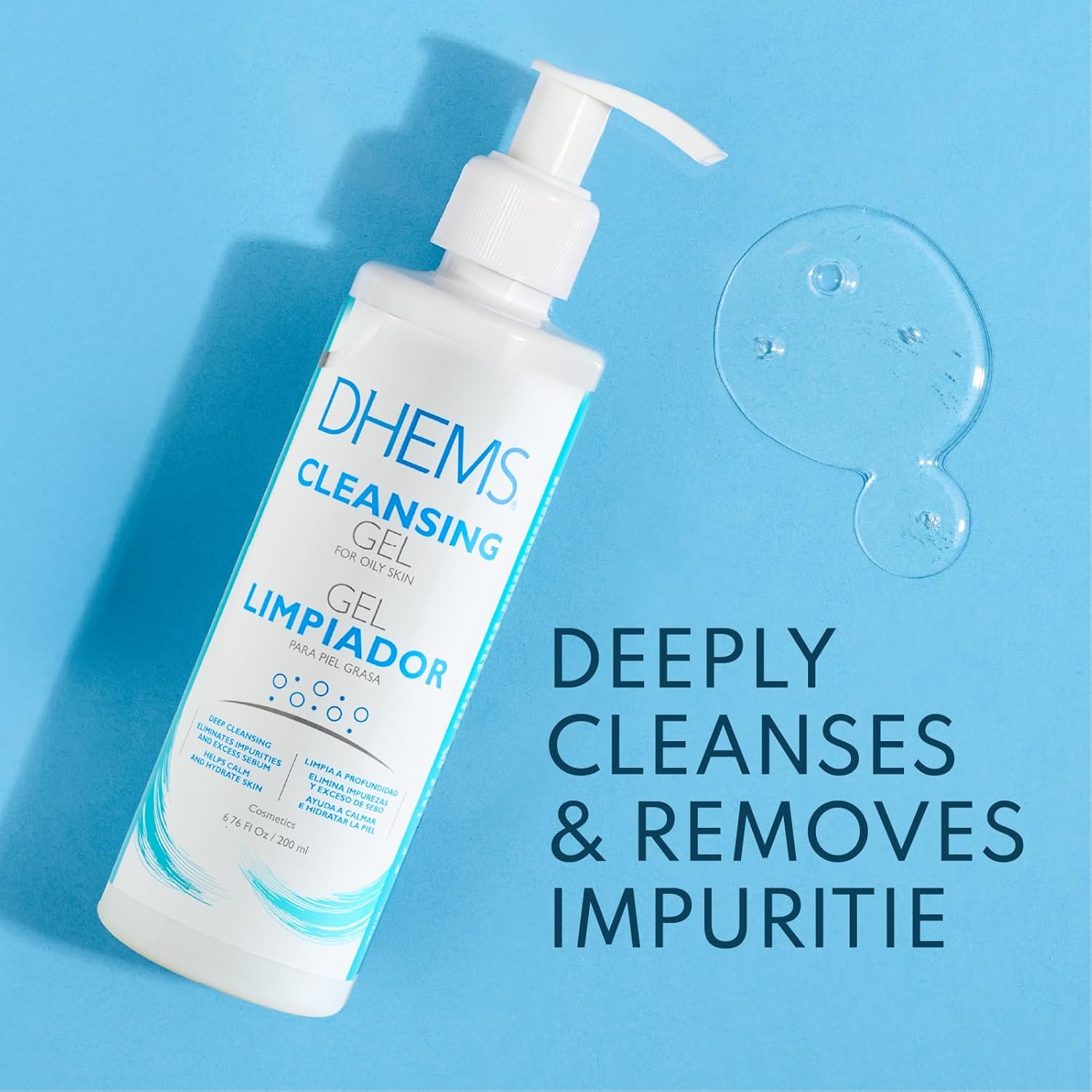 Cleansing Gel Daily Face Wash and Makeup Remover for Oily and Mixed Skin 6.76 Ounces