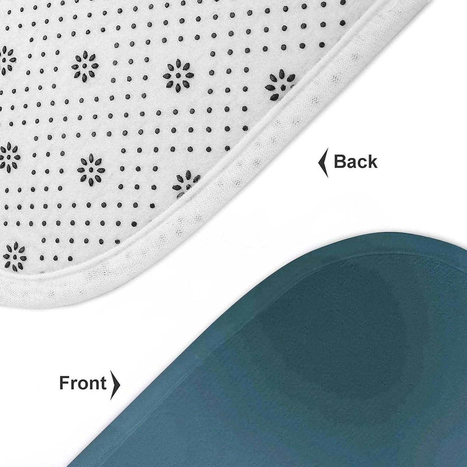 Anti-Skid Floor Mats 3 Piece Set,Bird Perching on The Rock Printed Coral Fleece Bathroom Mats U-Shaped Contour Mat Toilet Seat Cover for Bathroom, Tub, Shower, Kitchen 19.7"x31.5"