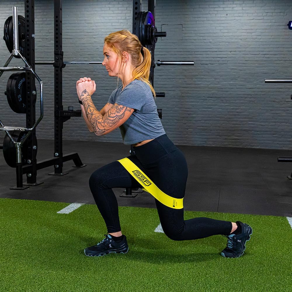 Serious Steel Fitness Fabric Mini Loop Non-Slip Resistance Band Set | Warm-Up, Physical Therapy, Glute Training, Speed and Agility Exercise Bands