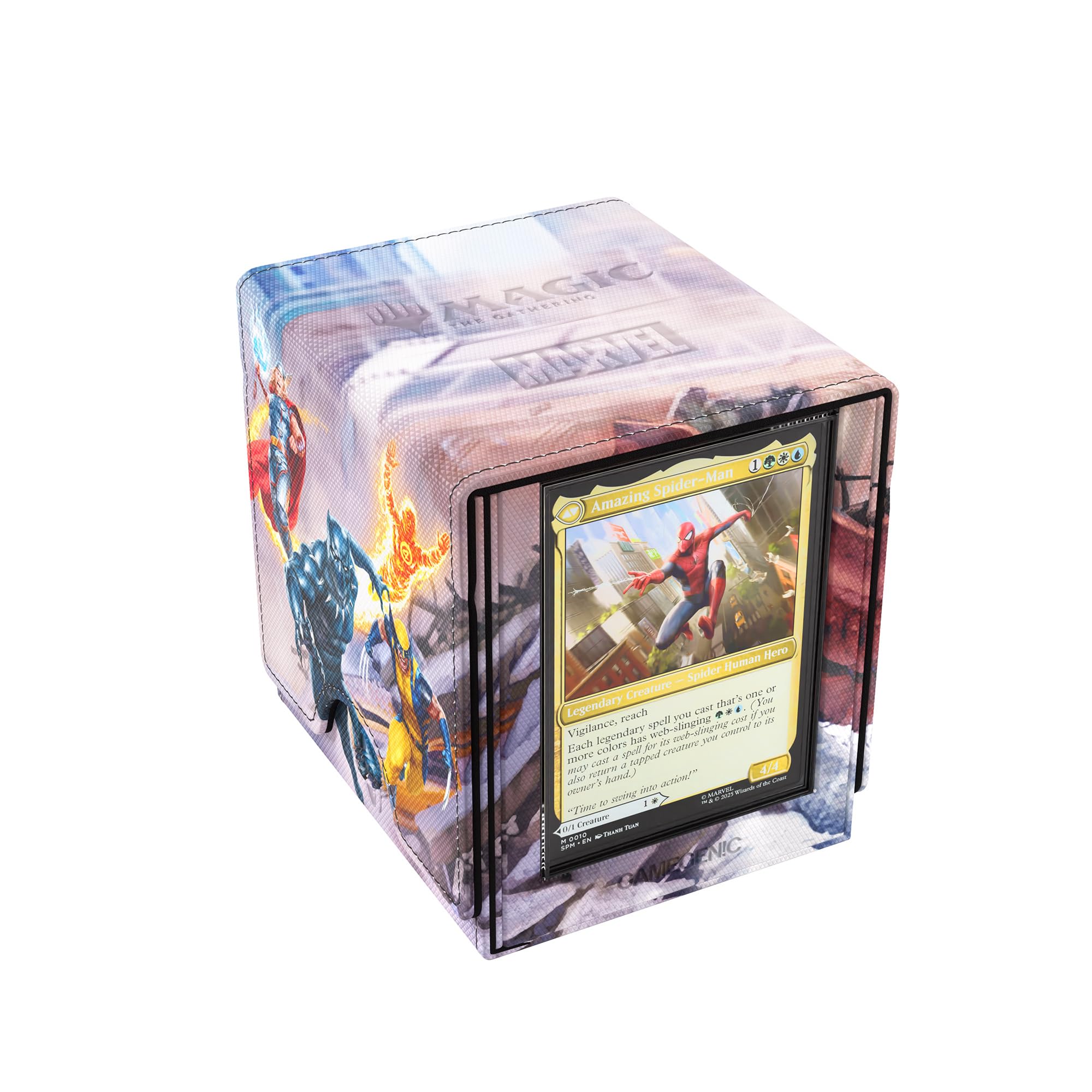 GAMEGENIC Commander Sidekick PRO 100+ XL Deck Box for Marvel Heroes