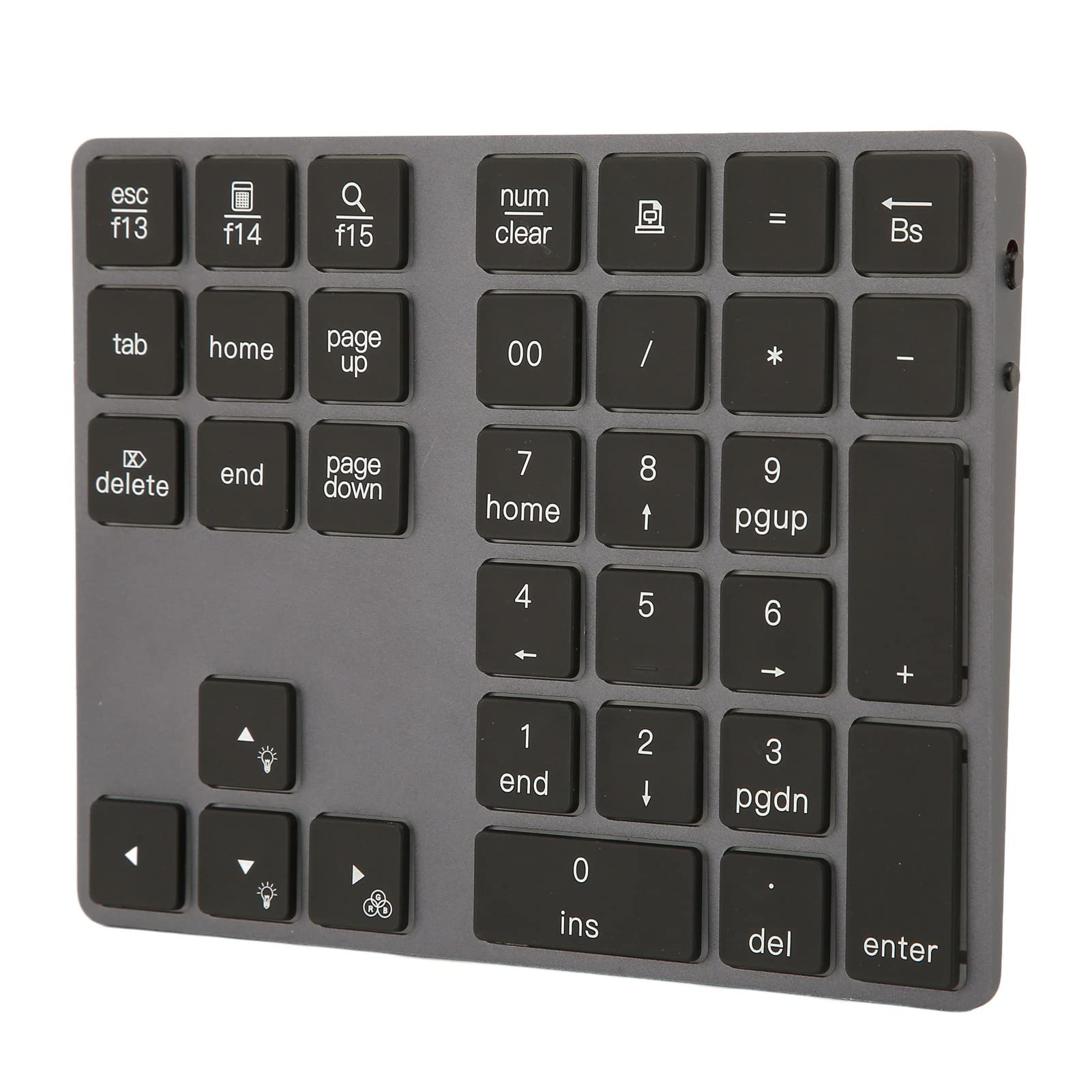 ANGGREK Number Pad Numeric Keyboard Ergonomic Design Portable Mini Ultra Thin for Laptop