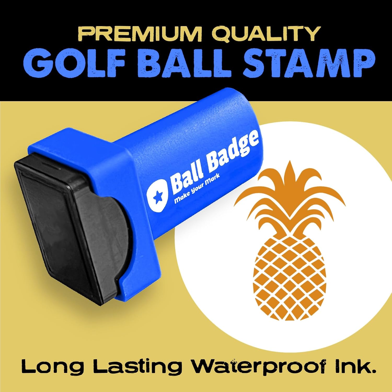 Ball Badge Golf Ball Stamp, Icon Series Self-Inking Ball Marker image 2